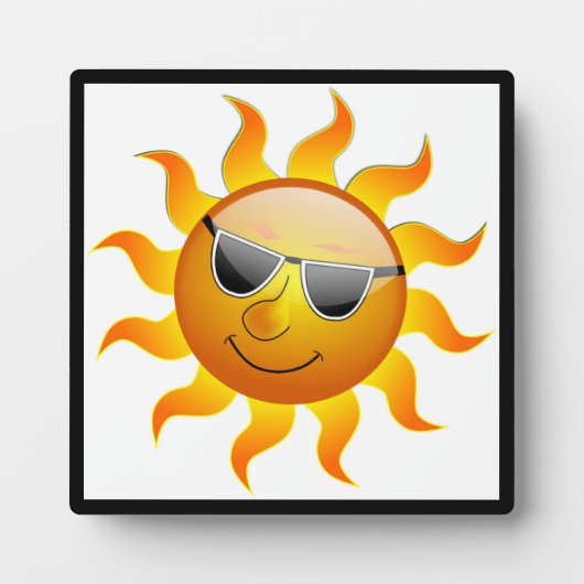 COOLE OBERFLÄCHENSONNE FOTOPLATTE (Vorderseite)