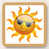 COOLE OBERFLÄCHENSONNE GETRÄNKEUNTERSETZER (Vorderseite)