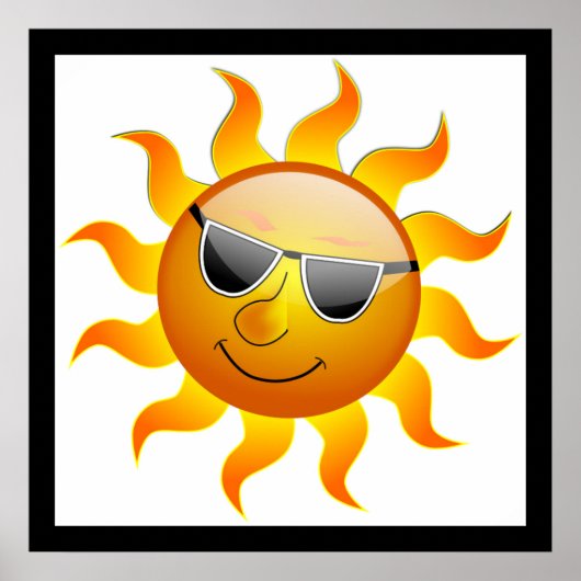 COOLE OBERFLÄCHENSONNE POSTER (Vorne)