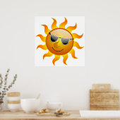 COOLE OBERFLÄCHENSONNE POSTER (Küche)