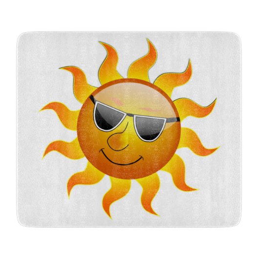 COOLE OBERFLÄCHENSONNE SCHNEIDEBRETT (Vorderseite)