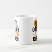 Coole obsessive Halloweenerkrankung Kaffeetasse (Mittel)