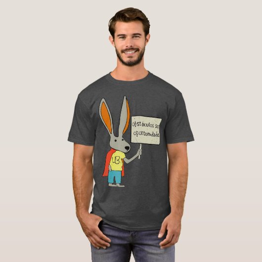 Coole Obstaculos Son Oportunidades erschüttert T-Shirt (Vorne ganz)