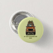 Coole Offroad-Capybara-Camping-Anpassung Button (Vorne & Hinten)