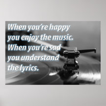 Coole Oldies Music Quote Vinyl Record Turntable