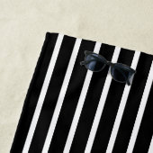 Coole Oma-Frau mit Brille-Individuelle Name Strandtuch (Beispiel)