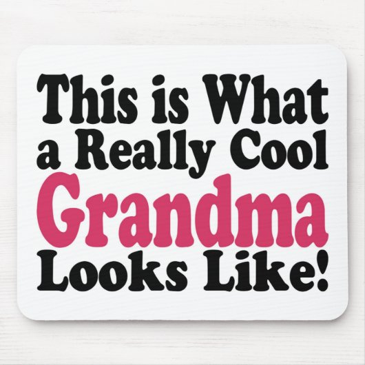 Coole Oma Mousepad (Vorne)