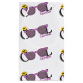 Coole Oma-Sonnenbrille Kleine Geschenktüte (Rückseite)