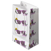 Coole Oma-Sonnenbrille Kleine Geschenktüte (Vorderseite Schrägansicht)