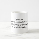 coole Oma-Tasse Kaffeetasse (Mittel)