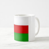 Coole Oman-Flagge Kaffeetasse (VorderseiteRechts)