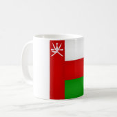 Coole Oman-Flagge Kaffeetasse (Vorderseite Links)