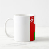 Coole Oman-Flagge Kaffeetasse (Links)