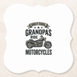 Coole Omas fahren Motorrad Vintage Biker-Shirt Untersetzer