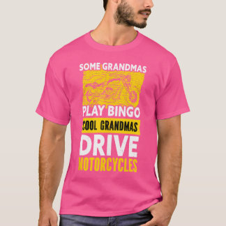 Coole Omas fahren Motorräder Motorrad T-Shirt