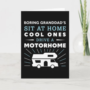 Coole Omas/Opas fahren ein Wohnmobil-Geschenk Karte