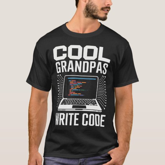 Coole Omas schreiben Code Lustiger Programmierer C T-Shirt (Vorderseite)