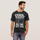 Coole Omas schreiben Code Lustiger Programmierer C T-Shirt (Vorne ganz)