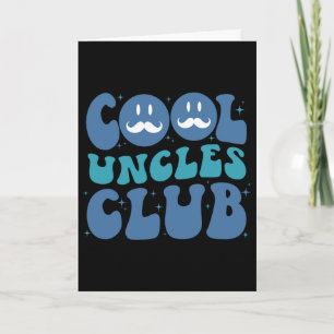 Coole Onkel Club Groovy Retro Vatertag Neuer Onkel Karte