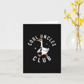 Coole Onkel Club Piazza della Riforma Albernes Bie Karte (Gelbe Blume)