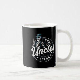 Coole Onkel Club Shirt Lustiger Skelett Onkel Männ Kaffeetasse