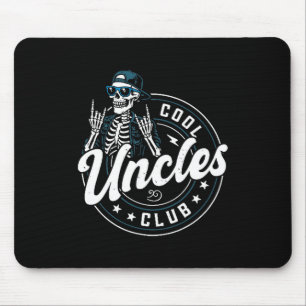 Coole Onkel Club Shirt Lustiger Skelett Onkel Männ Mousepad