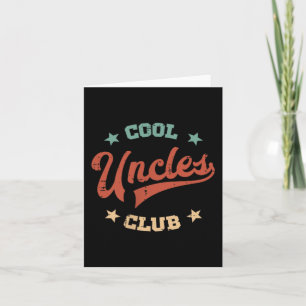 Coole Onkel Club Tasche Lustiger Spruch Vatertag Karte