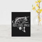 Coole Onkel Fischen Geschenke Onkel Vater's Day Karte (Gelbe Blume)