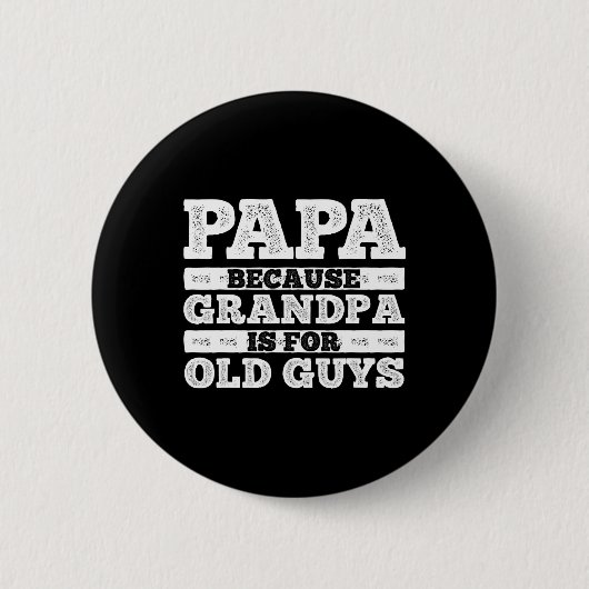 Coole Opa Art for Men Großvater Papa Paradies F Button (Vorderseite)