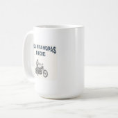 Coole Opa-Fahrt Kaffeetasse (Vorderseite Links)