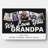 Coole Opa-FotoCollage Fotoplatte (Vorderseite)