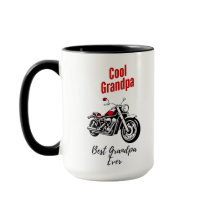 Coole Opa-Motorrad-Tasse