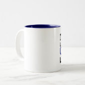 Coole Opa-Tasse Zweifarbige Tasse (Vorderseite Links)