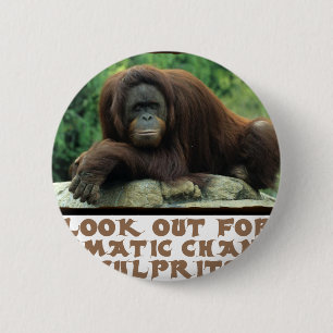 coole Orang-Utan Entwürfe Button