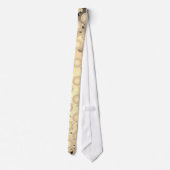 Coole Orange Fruchtscheiben Muster Wasser fällt le Krawatte (Rückseite)