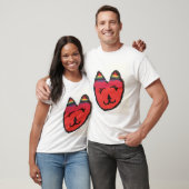 Coole Orangenkatze T-Shirt (Unisex)