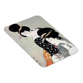 Coole orientalisch-japanische Geisha-Kunst Magnet (Rechte Seite)