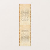 Coole orientalische, flauschige Tigerfarbe Visitenkarten (Innenseite Aufgefaltet)