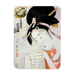 Coole orientalische Geisha-Kunst Magnet