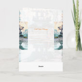 Coole orientalische Hiroshi Yoshida Japanische Sch Karte (Rückseite)