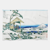 Coole orientalische Japaner Hokusai Fuji Geschirrtuch (Horizontal)