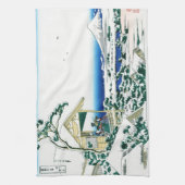 Coole orientalische Japaner Hokusai Fuji Geschirrtuch (Vertikal)