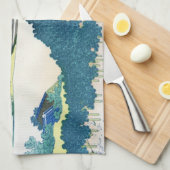 Coole orientalische Japaner Hokusai Fuji Handtuch (Viertel Falte)