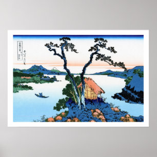 Coole orientalische Japaner Hokusai Fuji Poster