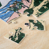Coole orientalische Japaner Hokusai Fuji Puzzle (Seite)