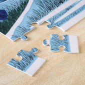 Coole orientalische Japaner Hokusai Fuji Puzzle (Seite)