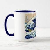 Coole orientalische Japaner Hokusai Fuji Tasse (Links)