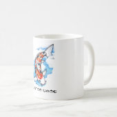 Coole orientalische Japaner Koi Kaffeetasse (VorderseiteRechts)