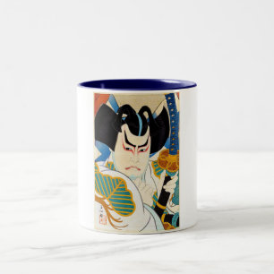 Coole orientalische Japaner Shunsen Kabuki Zweifarbige Tasse