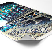 Coole orientalische japanese Shiro Kasamatsu Poster (Ecke)